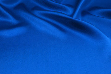 Blue satin, silk, texture background