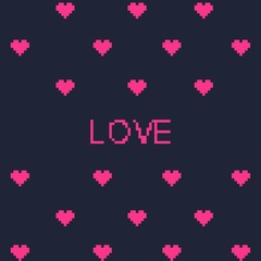 background love pixel art