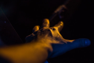 Reaching out into the dark