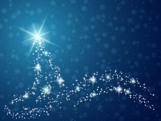 Merry Christmas and Happy New Year vector background