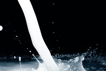 Water drop / Water is a transparent and nearly colorless chemical substance that is the main constituent of Earth's streams, lakes, and oceans, and the fluids of most living organisms.