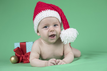 Santa Christmas baby