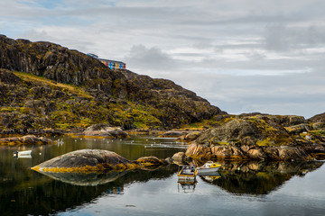 Small harbor in Sisimiut, Greenland © Walt