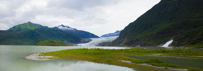 Fototapeta premium Mendenhall Glacier Panorama 1