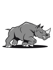 nashorn cool angriff