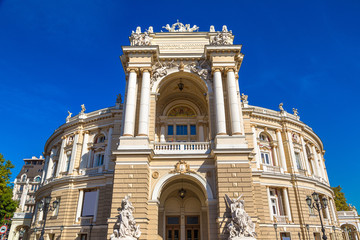 Fototapeta na wymiar Opera house in Odessa