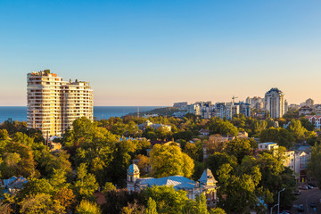 Panoramic view of Odessa, Ukraine