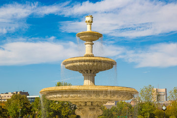 Obraz premium Central fountain in Bucharest