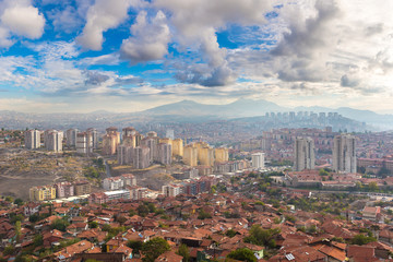 Obraz premium Panoramic view of Ankara, Turkey