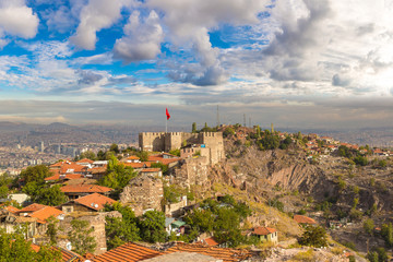 Naklejka premium Panoramic view of Ankara, Turkey