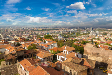Fototapeta na wymiar Panoramic view of Ankara, Turkey