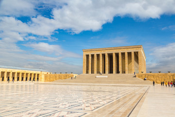 Naklejka premium Anitkabir, mausoleum of Ataturk, Ankara