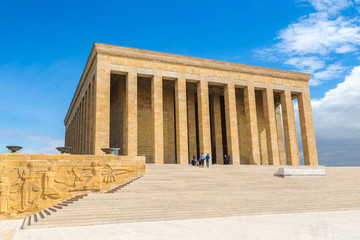 Anitkabir, mausoleum of Ataturk, Ankara - obrazy, fototapety, plakaty