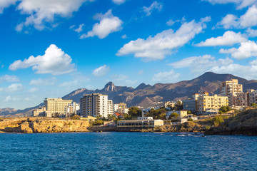 Panorama of Kyrenia in North Cyprus