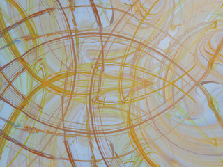 Abstract colorful of swirl and move of acrylic mixing for background