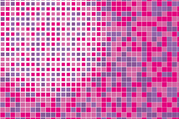 Abstract geometric pattern with small squares like ceramic tile. Design element for web banners, posters, cards, wallpapers, 