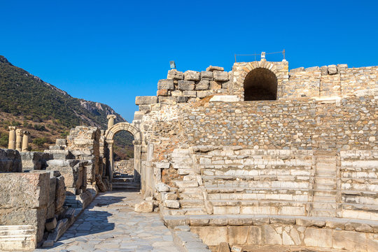 Small theater in Ephesus, Turkey