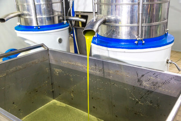 Olive oil factory in Bergama, Turkey