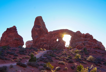 Turret Arch at Sunset © Moment of Perception