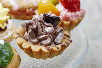 Assorted cupcakes dessert