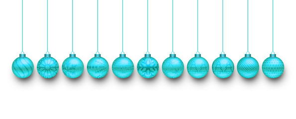 Set of Christmas balls. Ten Christmas balls. Tosca Christmas balls
