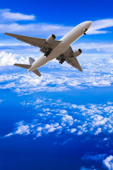 Airplane in the sky