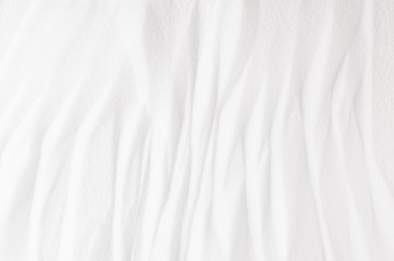 Obraz premium White abstract ripple grainy soft smooth background.
