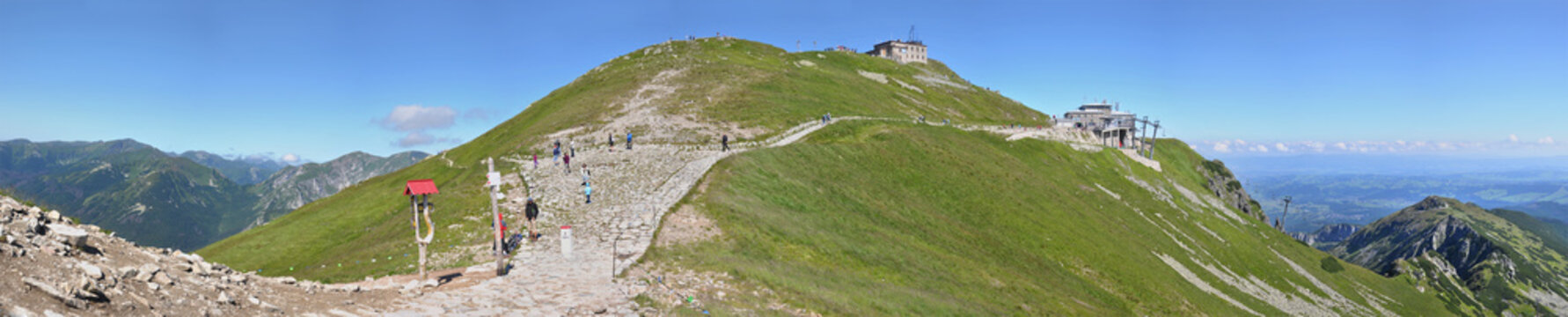 Kasprowy Wierch szczyt - panorama
