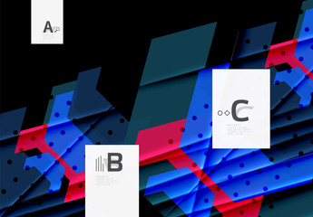 Color triangles background design