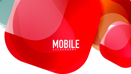 Modern geometric presentation background