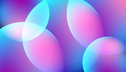 Vector background with colorful gradient