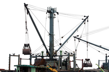 Cargo shipping  isolated