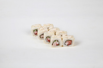 Sushi rolls Japanese food restaurant fish rice