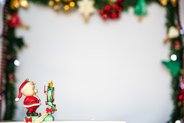 Christmas tree ornament - pig on scale