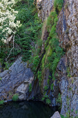 Landscape of Serra da Estrela (Star Mountain Range) that is the highest mountain range in Continental Portugal.