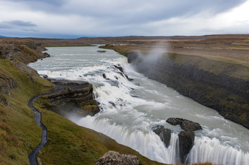Gullfoss waterfall, Iceland