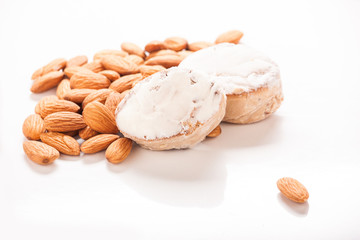 Polvorones de Almendra tipicos de la navidad