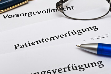 Obraz premium Vorsorgevollmacht, Vertretung und Geschäftsunfähigkeit