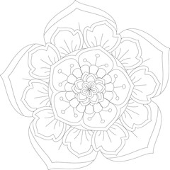Mandala, square background design, lace ornament in oriental style. Flower Mandalas. Vintage decorative elements. Oriental pattern, vector illustration. Islam, Arabic, Indian, turkish, pakistan, 