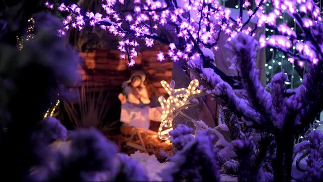 Christmas nativity scene 