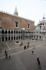 Obraz premium Venise, Palais des Doges, Cour intérieure