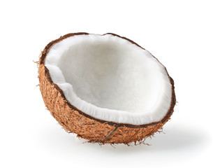 coconuts isolated on the white background