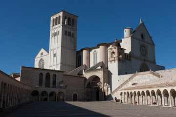 Fototapeta premium Basilica di San Francesco (St. Francis), Assisi, Umbria, Italy