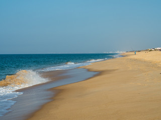Fototapeta na wymiar Sand beach at Gale, Portugal
