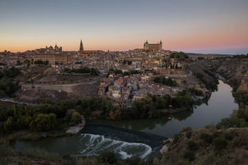 Fototapeta na wymiar Aerial view of Toledo