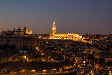 Fototapeta premium Aerial view of Toledo