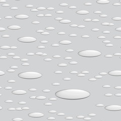 White Disks Seamless Pattern