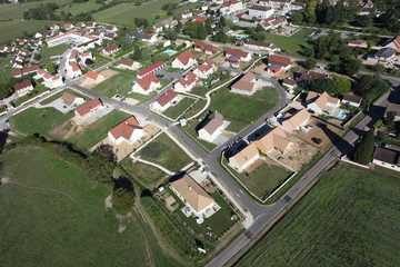 Lotissement vue a&eacute;rienne