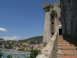 Fototapeta na wymiar Lerici - panorama dal Castello