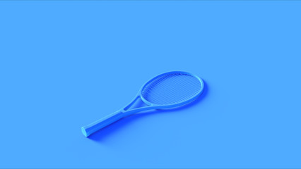 Blue Tennis Racket 